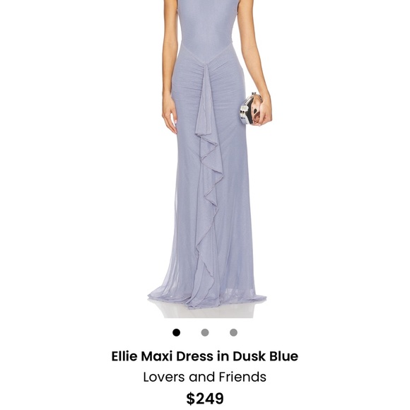 Lovers + Friends Dusk Blue Maxi Dress - Picture 6 of 6